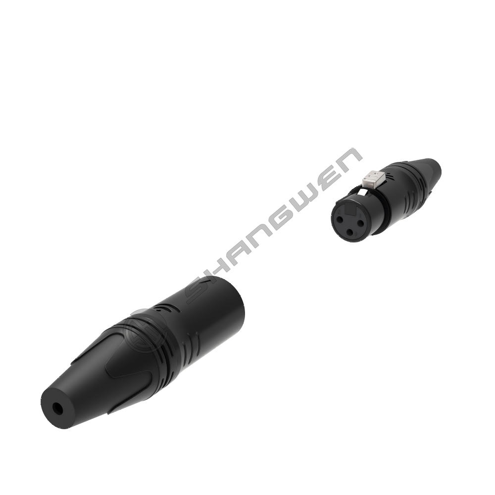 XLR 3pin female plug